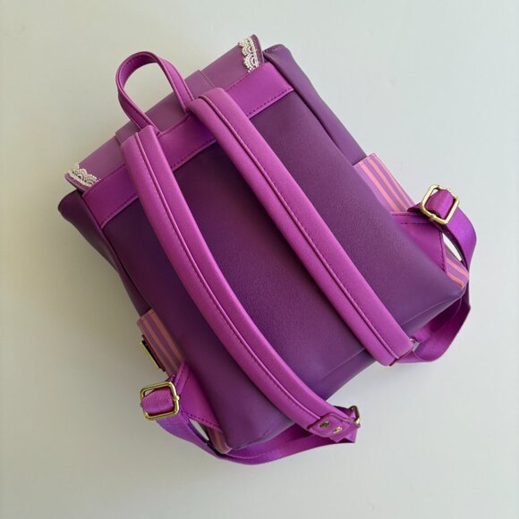 LOUNGEFLY Disney Princess Rapunzel Corset Backpack EUC - Picture 2 of 8